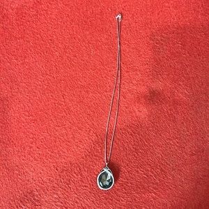 Swarovski silver chain pendant necklace